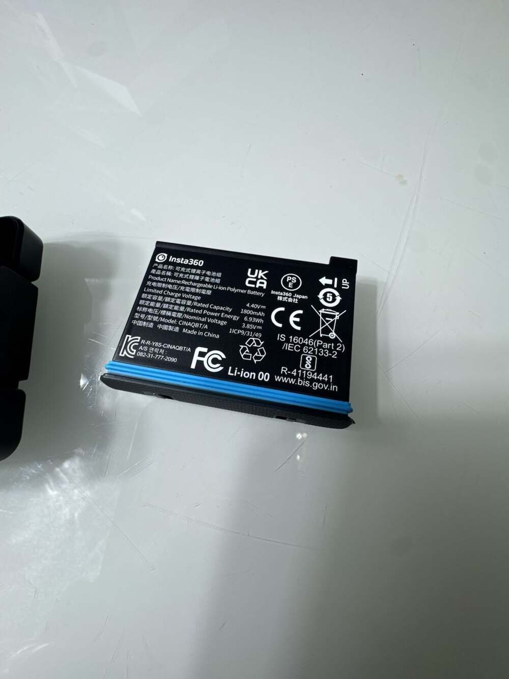 Insta360 Rechargeable Li-ion Polymer Battery Model CINAQBT/A